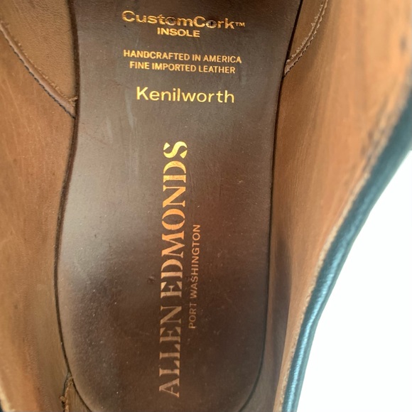 Allen Edmonds Black Leather Men's Shoes - Picture 4 of 9